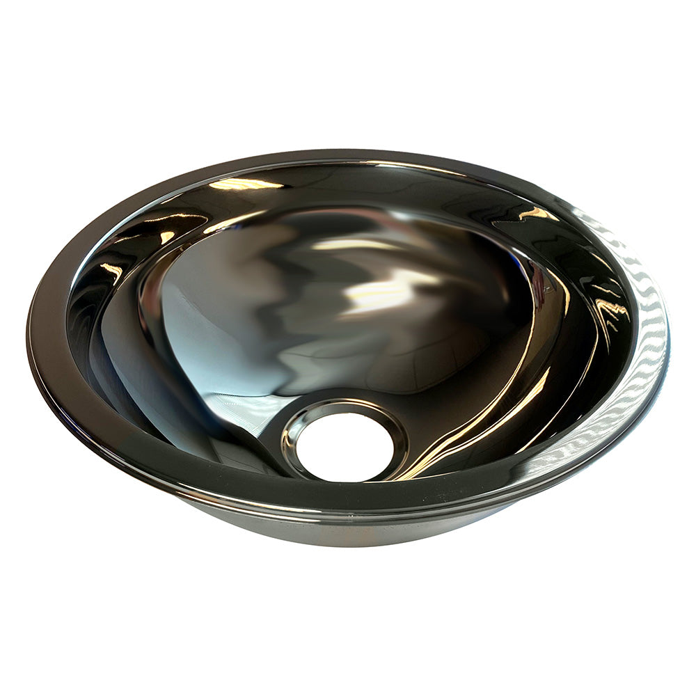 Scandvik SS Basin Sink 115 x 5 Mirror Finish 10201