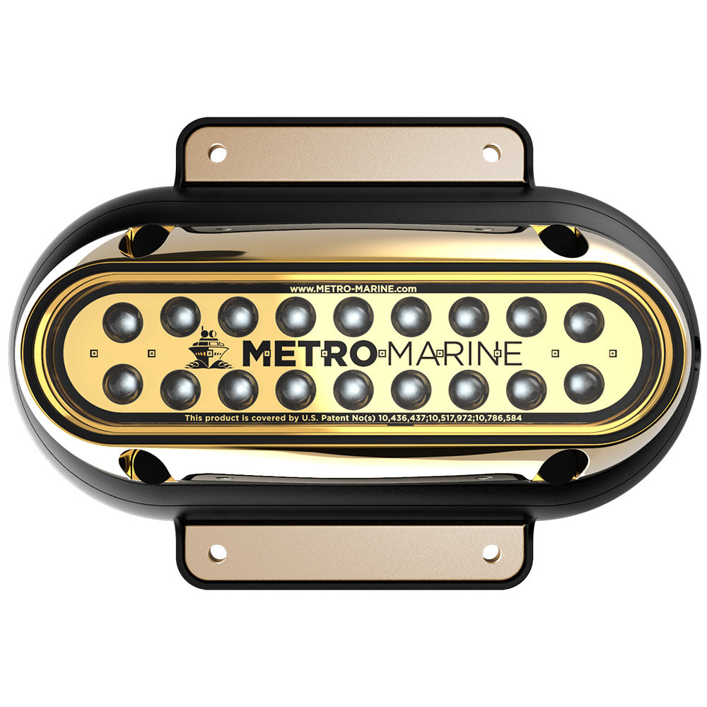 Metro Marine HighOutput Elongated Surface Mount Light wIntelligent Monochromatic LEDs White 45 Beam FSME1HW345