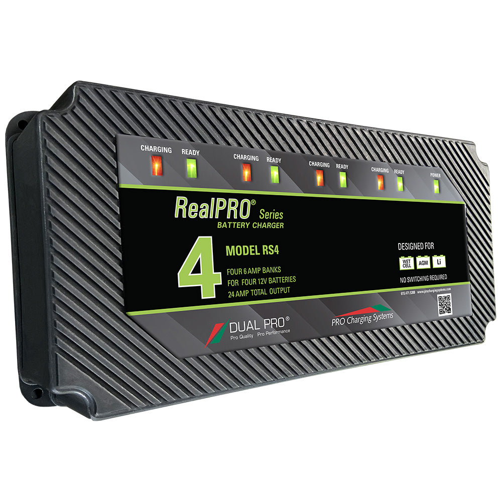 Dual Pro RealPRO Series Battery Charger 24A 4Bank RS4