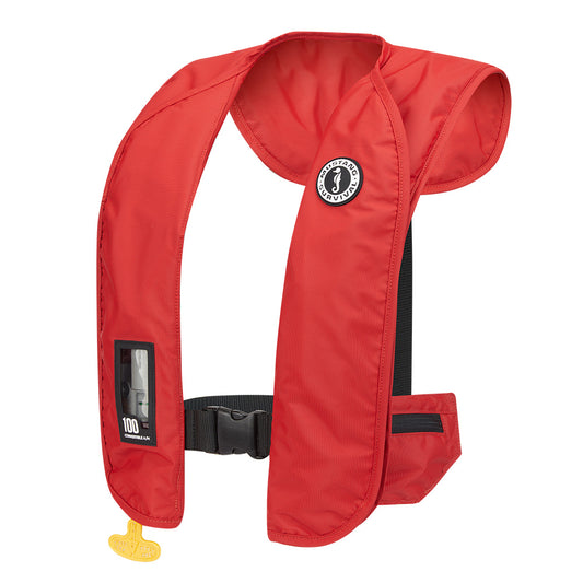Mustang MIT 100 Convertible Inflatable PFD  Red MD203040202