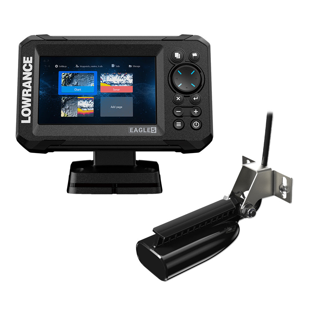 Lowrance Eagle 5 Combo  SplitShot Transducer wCMAP Charts 00016226001
