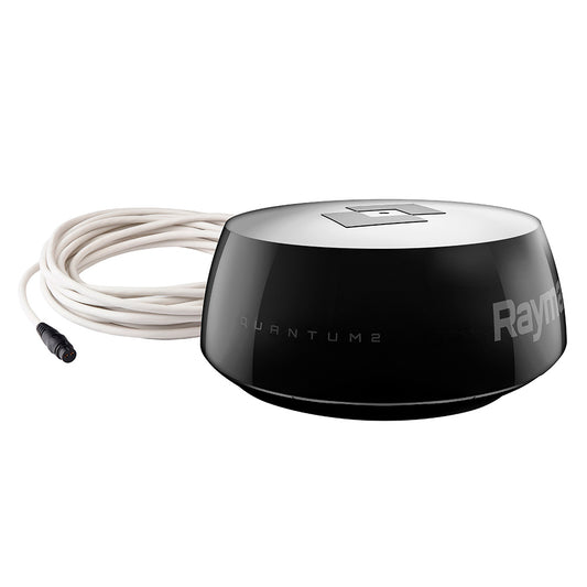 Raymarine Black Q24D Quantum 2 Doppler Radar w15M Power Data Cables T70550