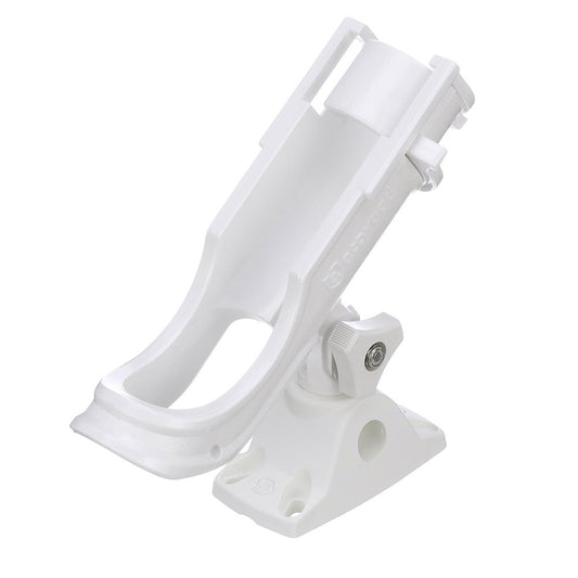 Attwood HeavyDuty Adjustable Rod Holder wCombo Mount  White 5009W4