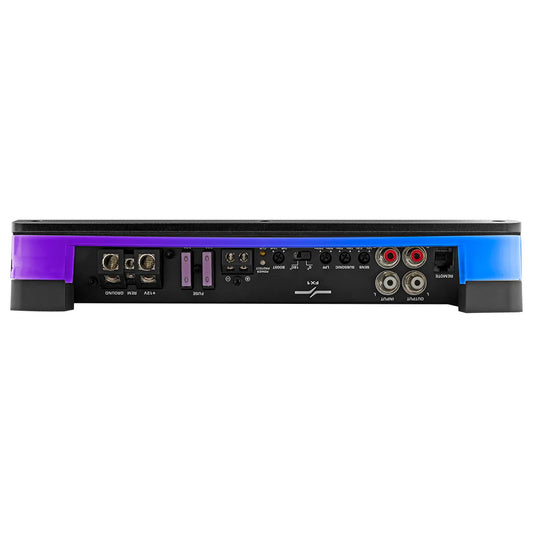 DS18 FlushSurface Mount 1Channel Monoblock Class D Amplifier wAcrylic Cover 1x900W RMS 1 Ohm FX1