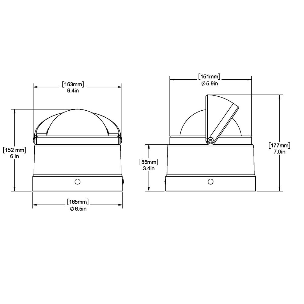 Ritchie DNP200 Navigator Compass Binnacle Mount Polished Stainless SteelBlack DNP200