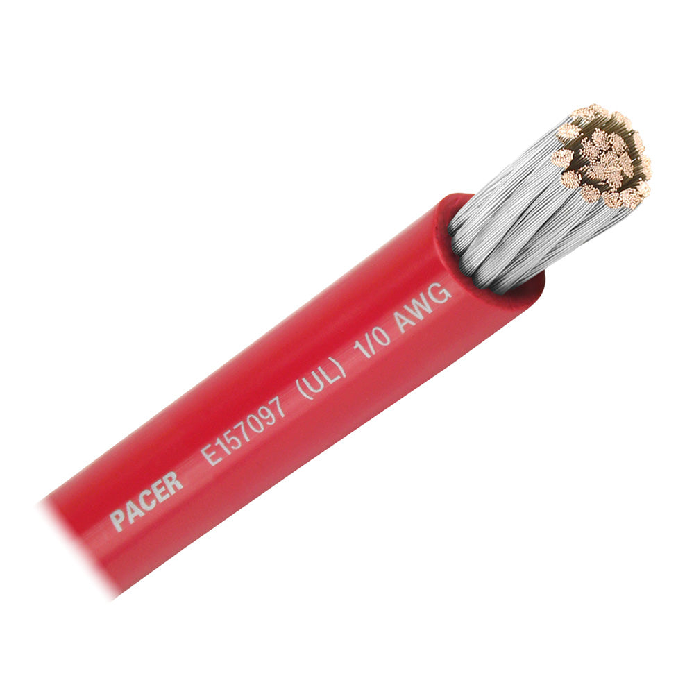 Pacer Red 10 AWG Battery Cable 50 WUL10RD50