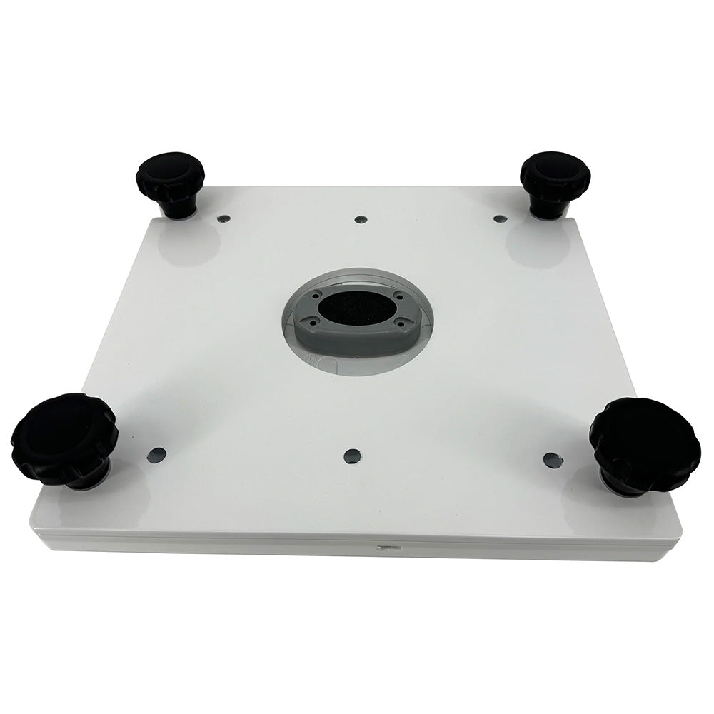 Seaview Removable Base fPedestal Mounts w10x10 Base Plate  White PMRB10