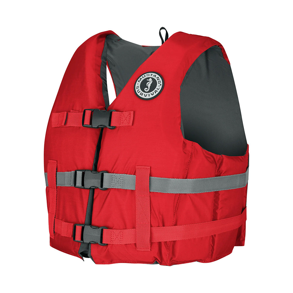 Mustang Livery Foam Vest  ML  Red MV70104ML