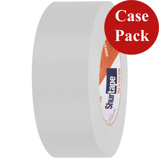 Shurtape UVResistant Marine Heat Shrink Tape  48MM x 55M Roll  Straight Edge White Case of 24 Rolls 105729C