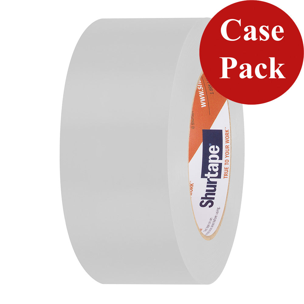 Shurtape UVResistant Marine Hull Preservation Tape  48MM  33M Roll  Straight Edge White Case of 24 Rolls 105745C