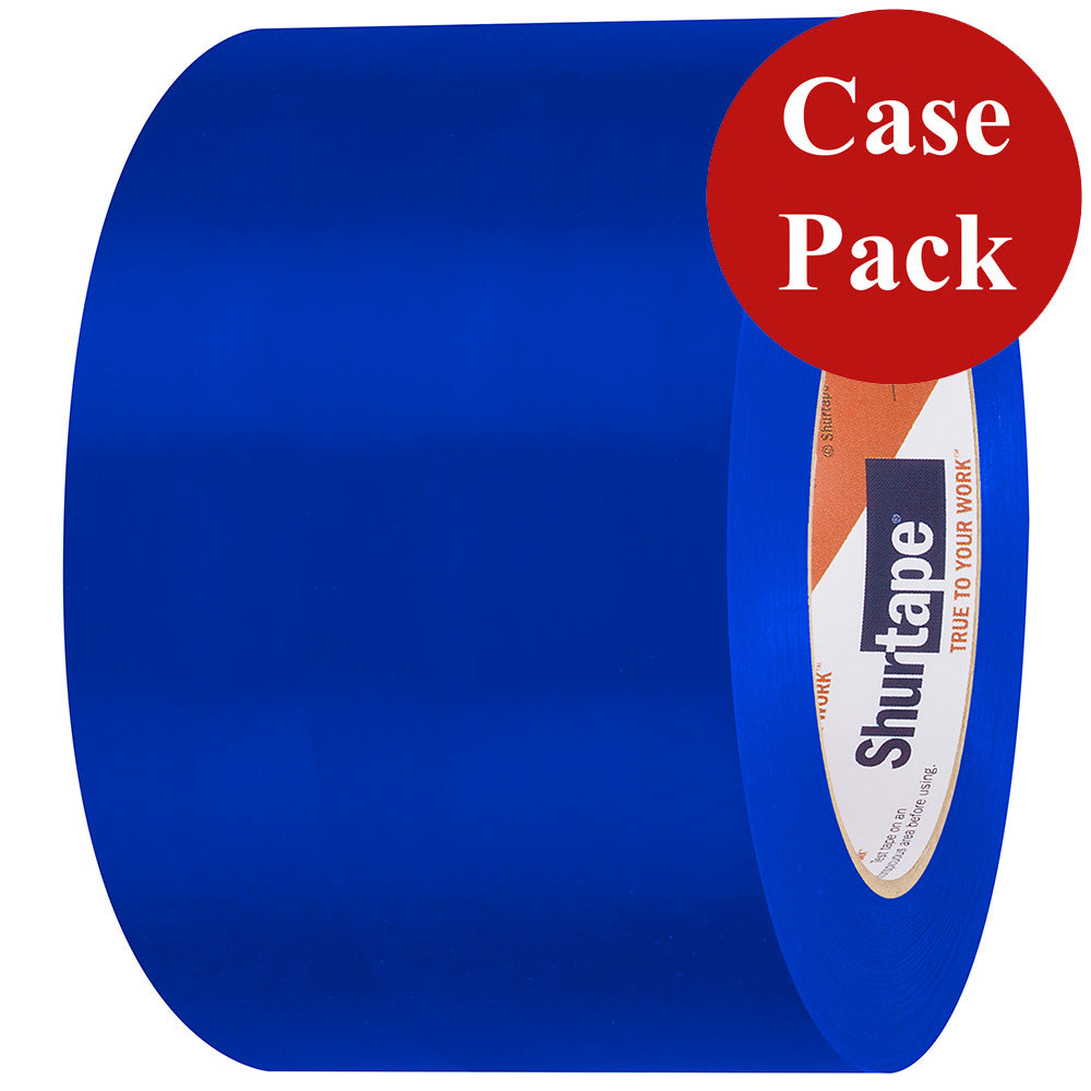 Shurtape UVResistant Marine Hull Preservation Tape  72MM  33M Roll  Straight Edge Blue Case of 16 Rolls 105748C