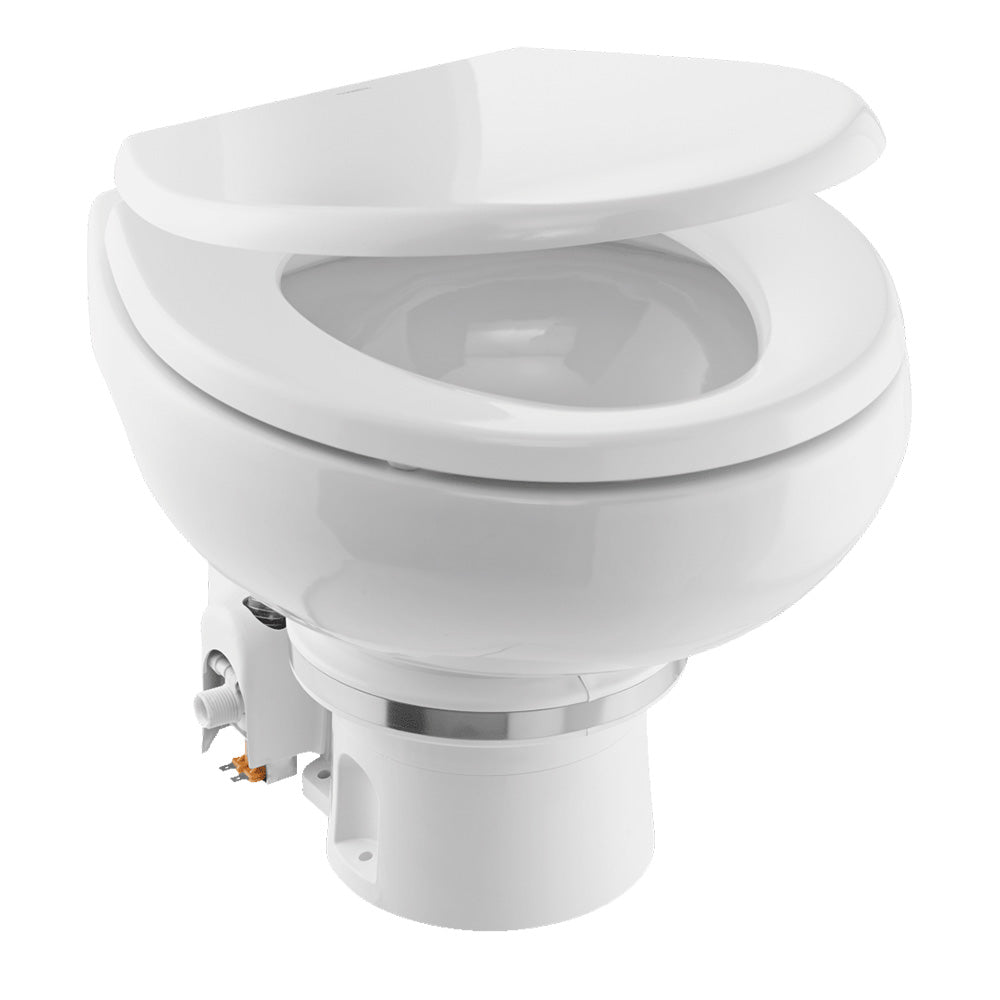 Dometic MasterFlush 7120 White Electric Macerating Toilet wOrbit Base Freshwater 24V 9610007271