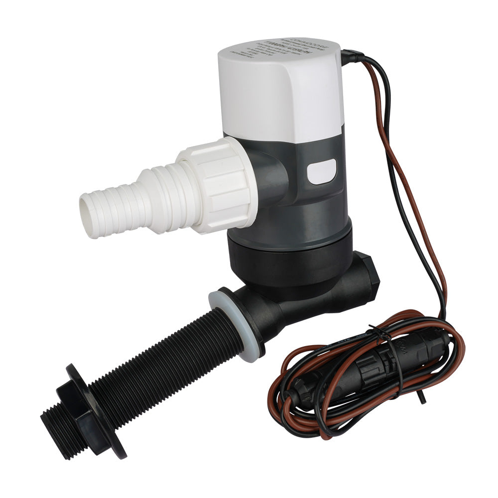 Commodore 1100 GPH Angled Livewell Pump 12V CME311100L