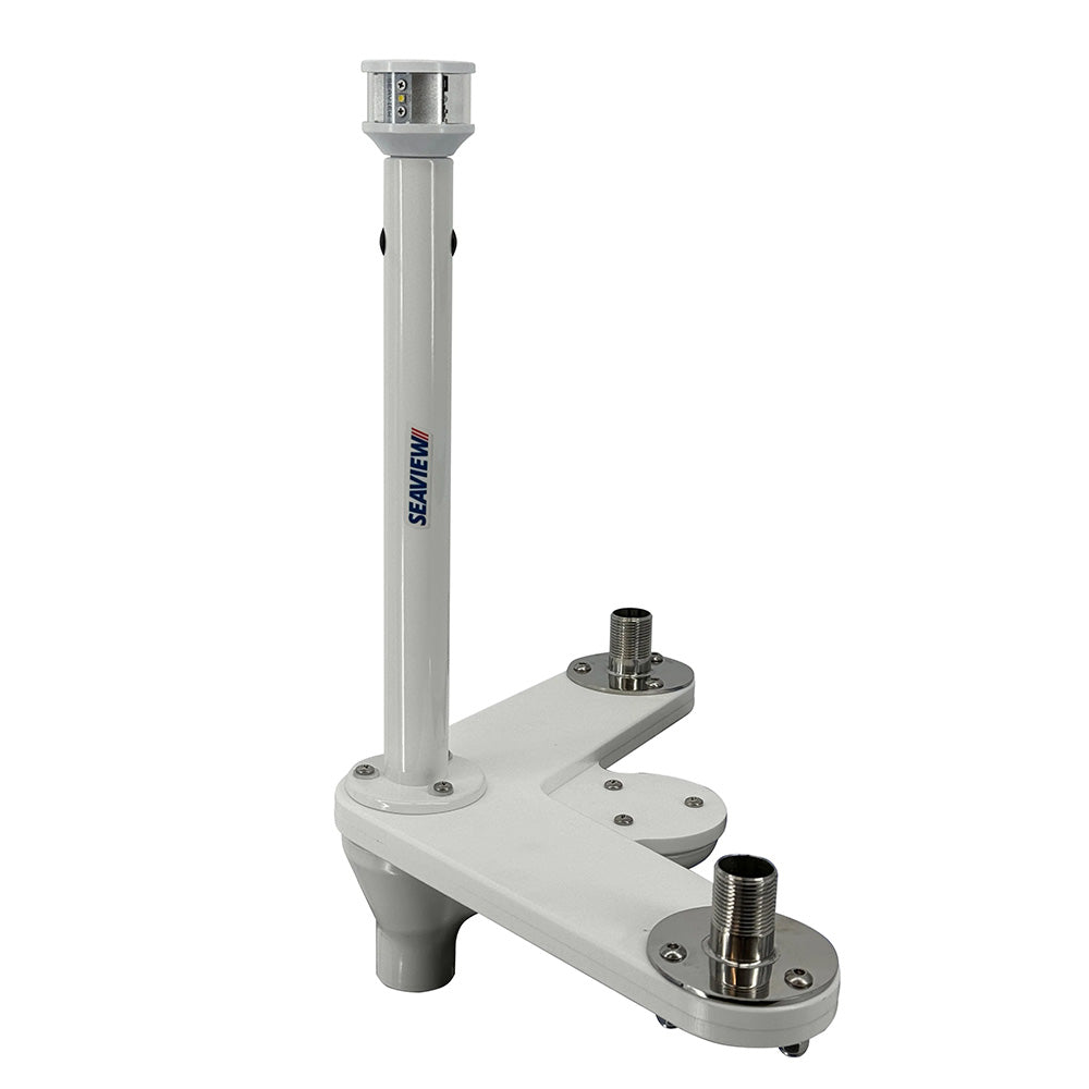 Seaview Triple Mount Adapter wC5 Certified LED Light 12 Post  Threaded 114 Thread Bases fGPS Units PMU2ALED12C5