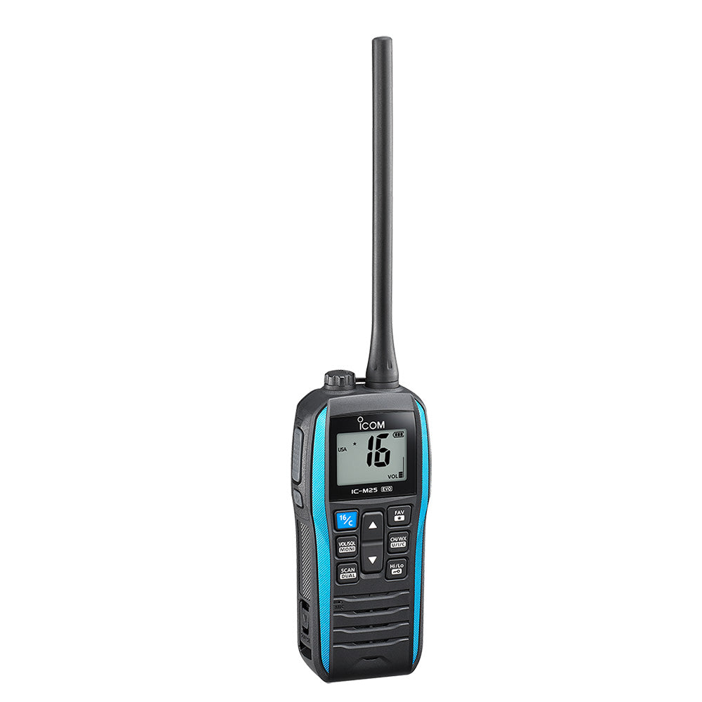 Icom M25 EVO Handheld VHF Radio Blue M25 EVO BLUE 71
