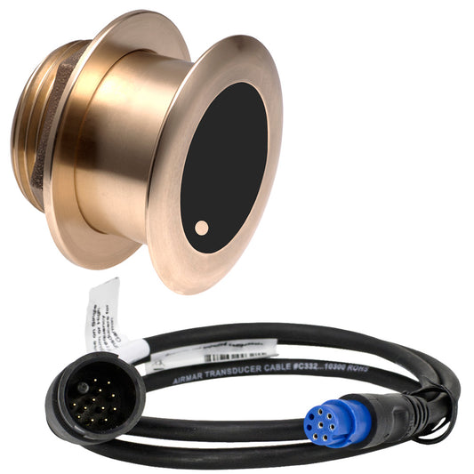 Airmar B175L Bronze 20 Degree ThruHull 1kW fGarmin w8Pin Connector B175C20L8G