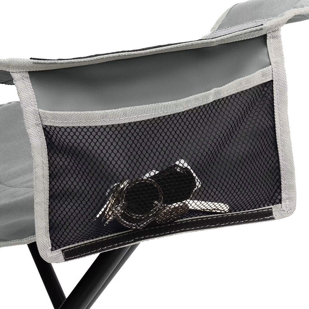 Coleman Big  Tall Quad Camping Chair  Grey 2178363