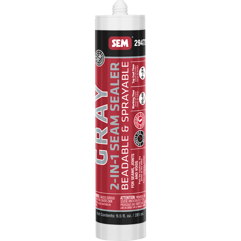 SEM 2IN1 Seam Sealer 95oz Tube Grey 29472