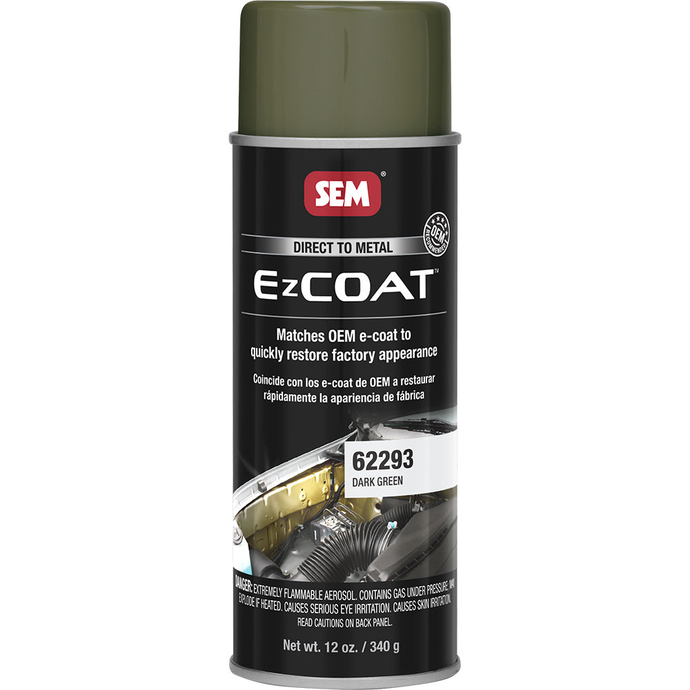 SEM Ez Coat 16oz Aerosol Can Dark Green 62293