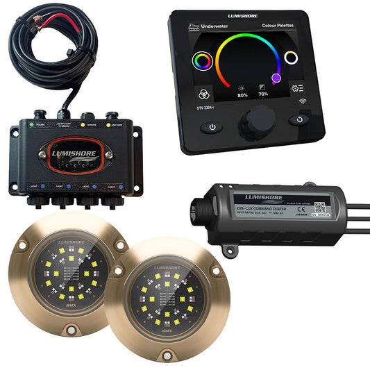 Lumishore LUX SMX154 2 Lights HUB LUX Command Center Display 0100451100