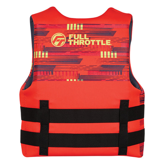 Full Throttle Youth RapidDry Life Jacket Red 14210010000226