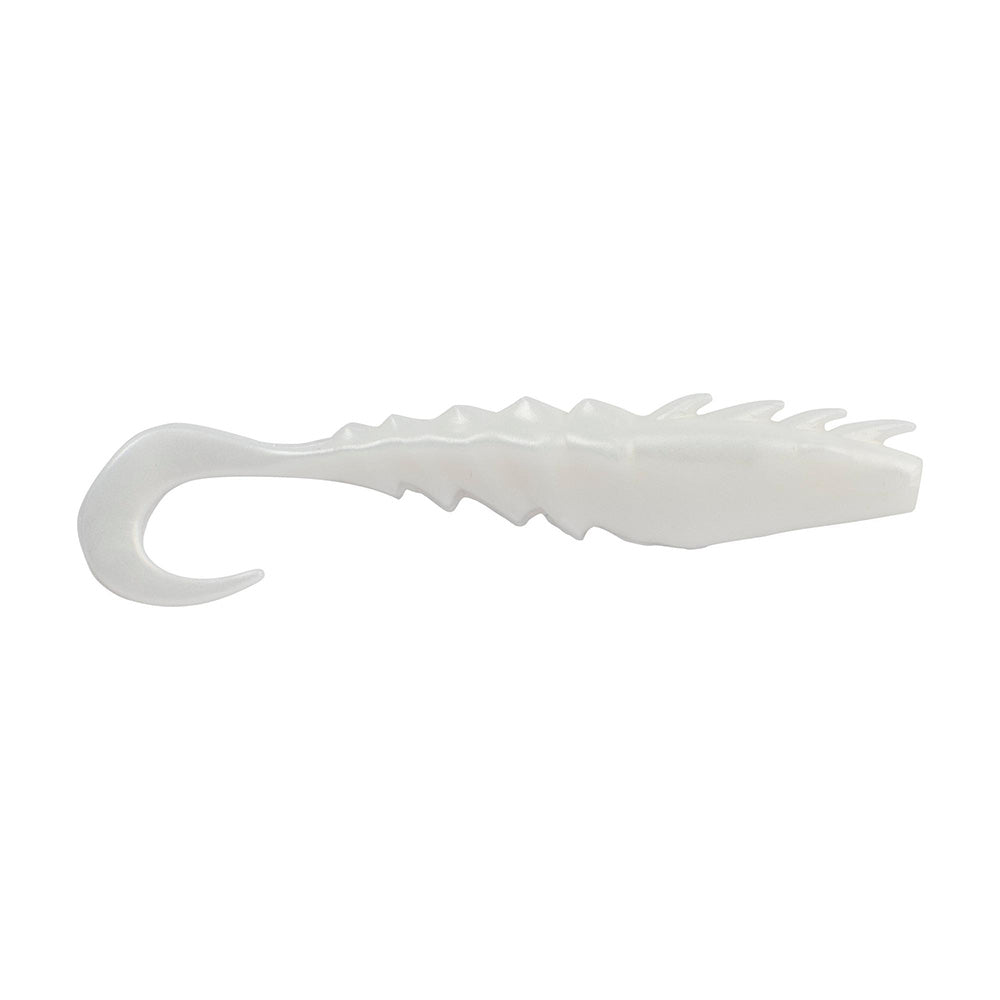 Berkley Gulp Saltwater Nemesis Prawn Curl Tail 4 Pearl White GSNPCT4PW 1551576