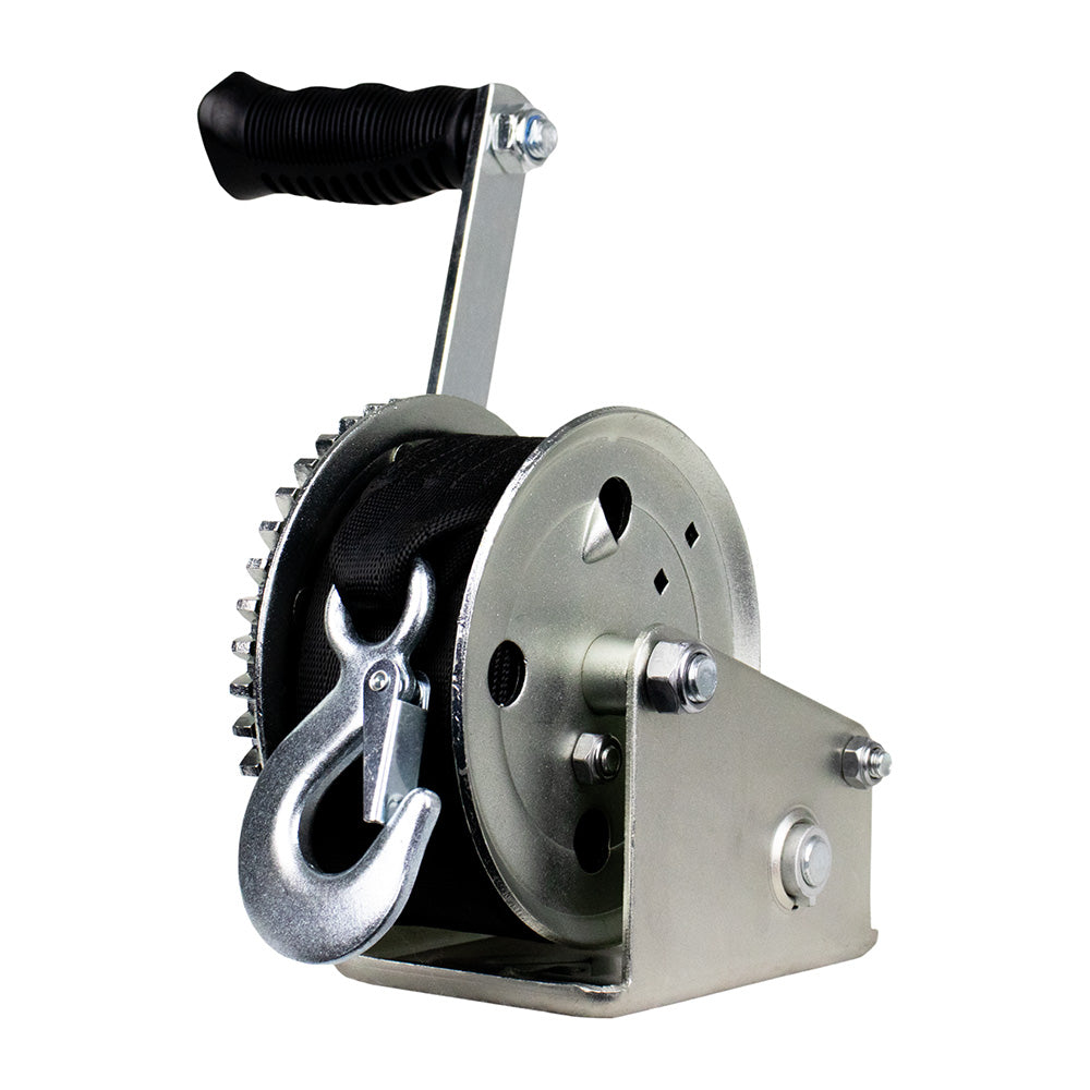 Powerwinch Utility Series Winch 800lb 6 Crank Arm Zinc 21500W08006ZR