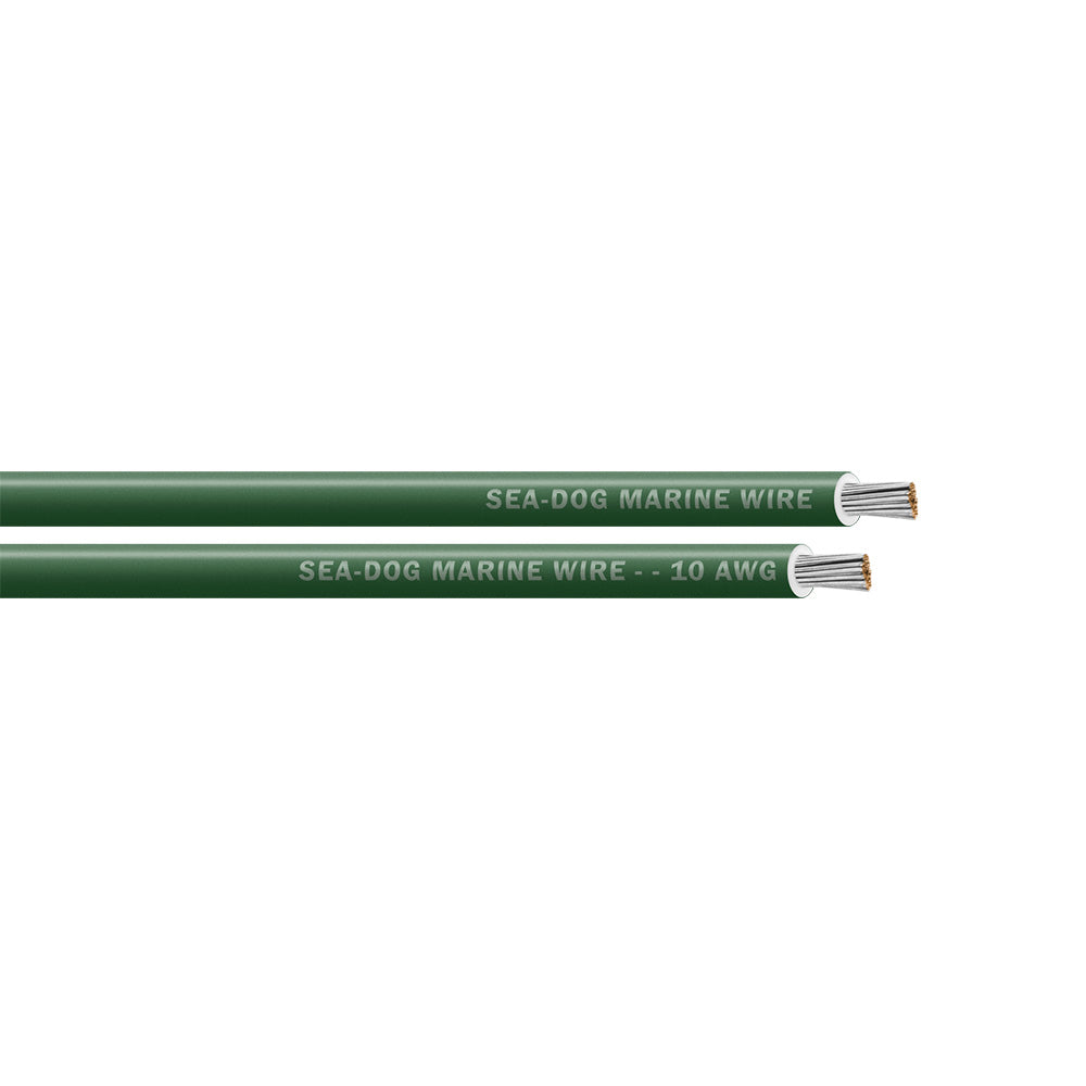 SeaDog 10 AWG Green Primary Wire 100 8010042