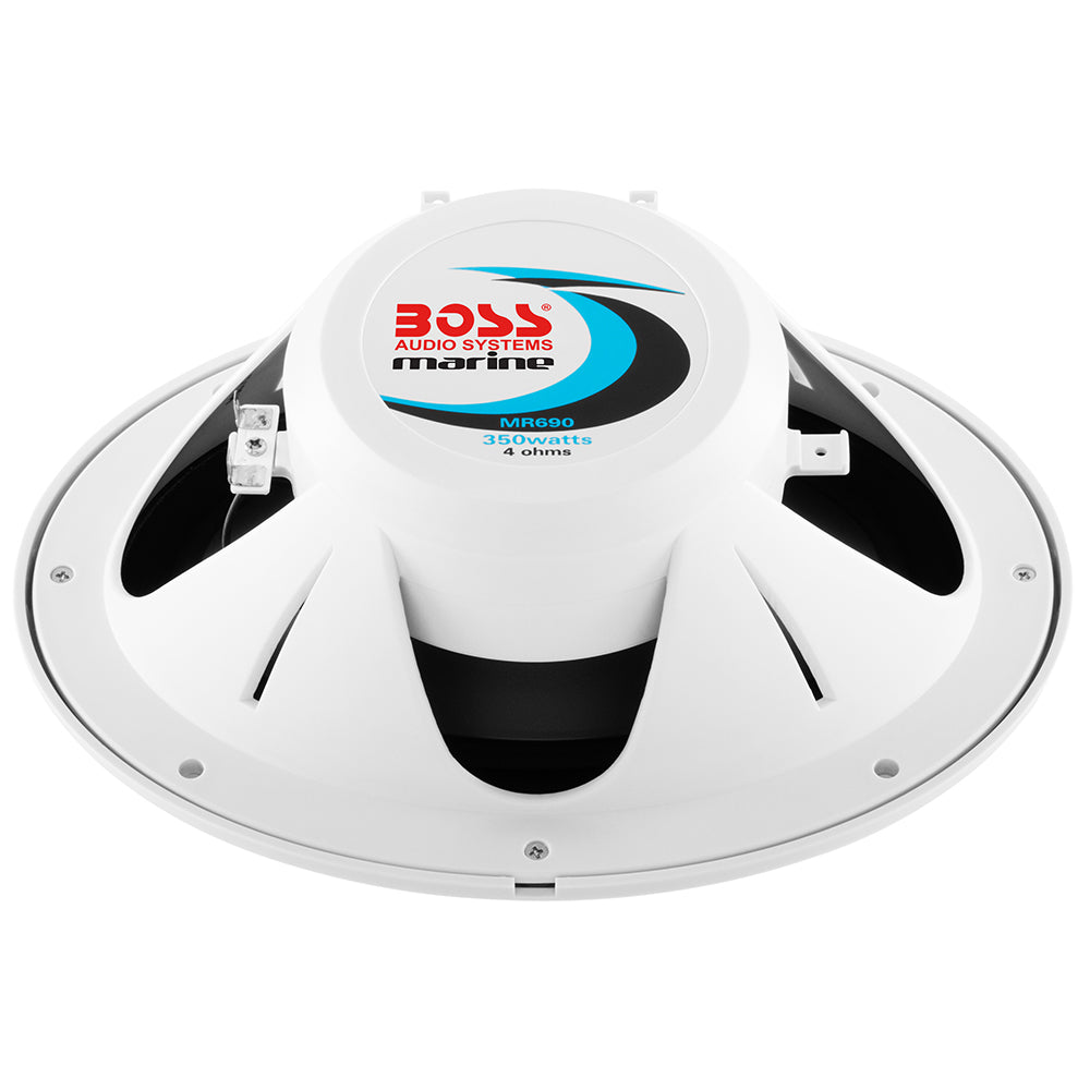 Boss Audio 6x 9 MR690 Oval Speakers White 350W MR690