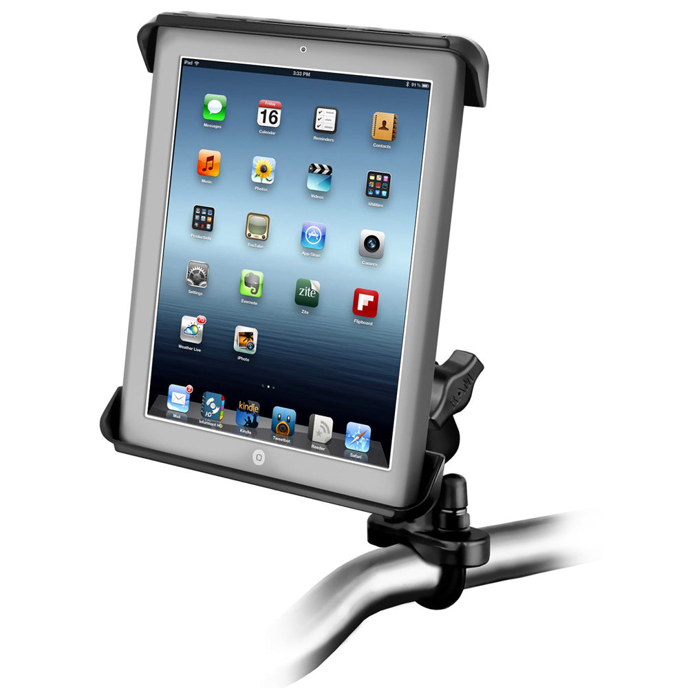 RAM Mount TabTite iPad  HP TouchPad Cradle Handlebar Rail Mount RAMB149ZTAB3U