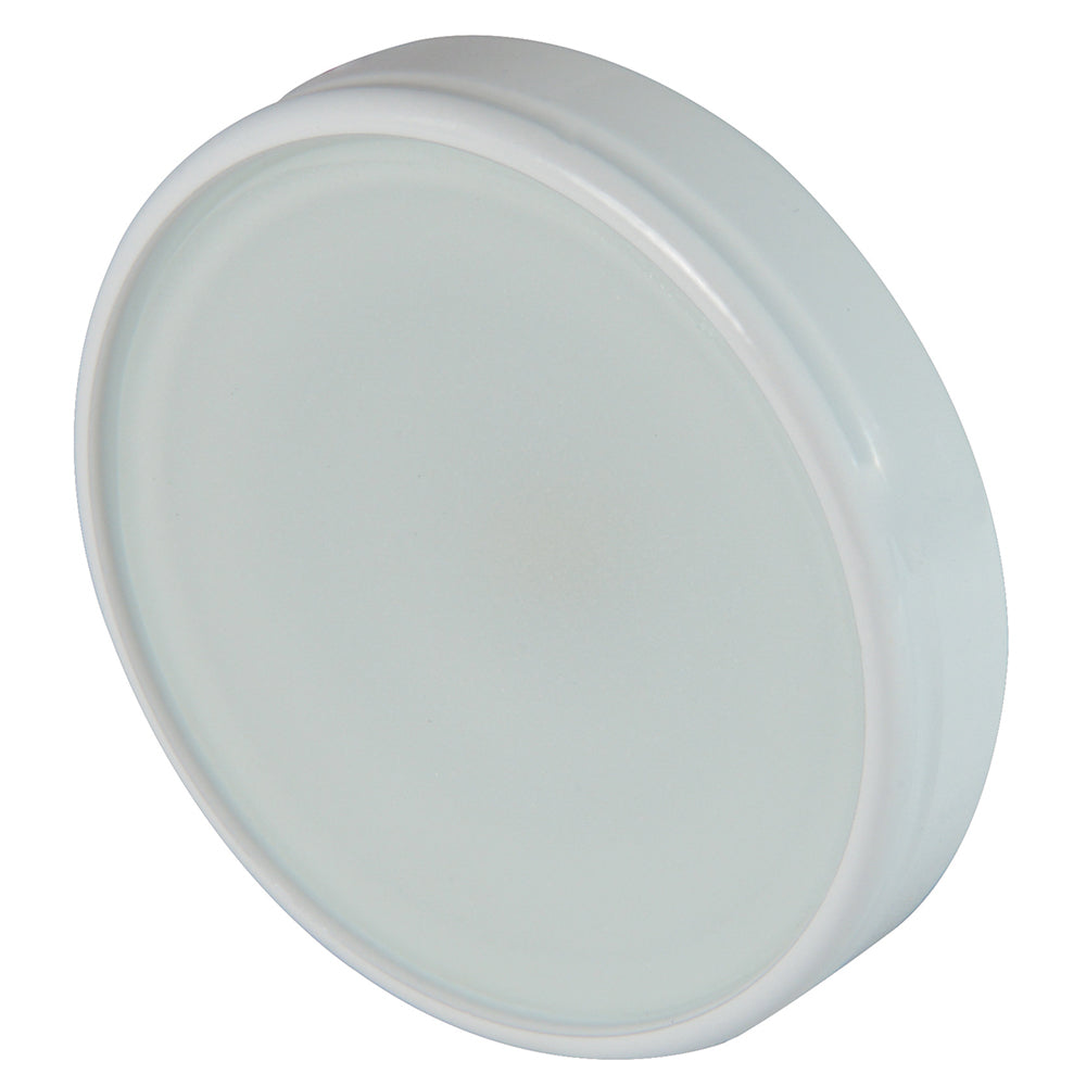 Lumitec Halo Flush Mount Down Light White Finish 3Color RedBlue NonDimming wWhite Dimming 112828