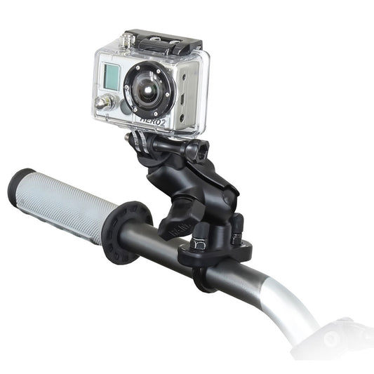 RAM Mount GoPro Hero Short Arm Handlebar Rail Mount RAMB149ZAGOP1U