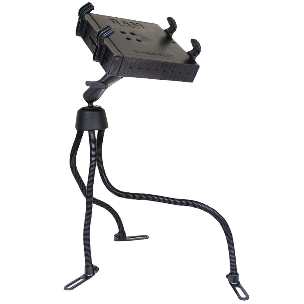 RAM Mount POD III Universal NoDrill Double Ball Mount wToughTray RAM3163BA1U