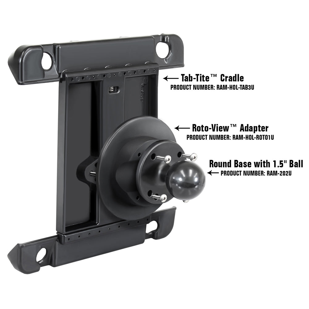 RAM Mount RotoView Adapter Plate RAMHOLROTO1U
