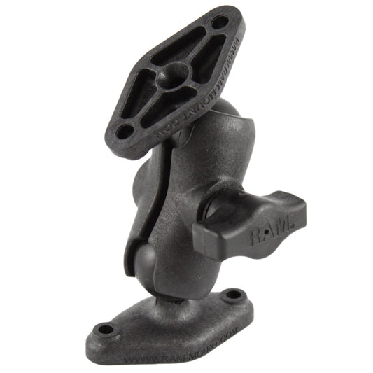 RAM Mount Composite Short Socket Arm w2 Diamond Bases RAPB102UA