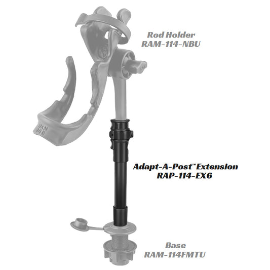 RAM Mount AdaptAPost 9 Extension Pole RAP114EX6