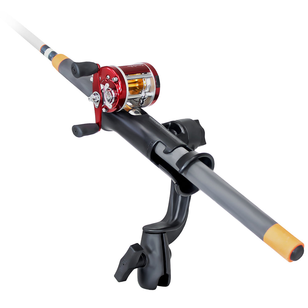RAM Tube Jr Fishing Rod Holder with RAMROD Revolution RatchetSocket System Base NOT Included RAP390RBNBU