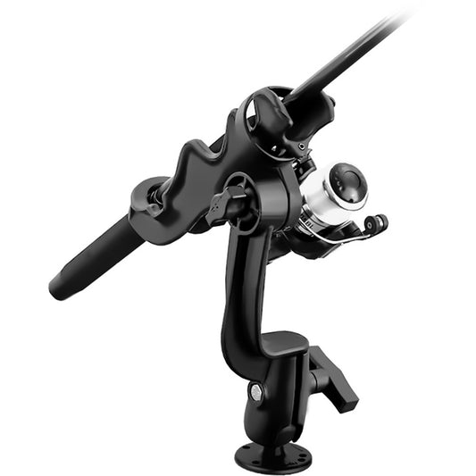 RAM Mount RAMROD 2000 Fishing Rod Holder wRAMROD Revolution RatchetSocket System  Round Flat Surface Base RAM114RBU