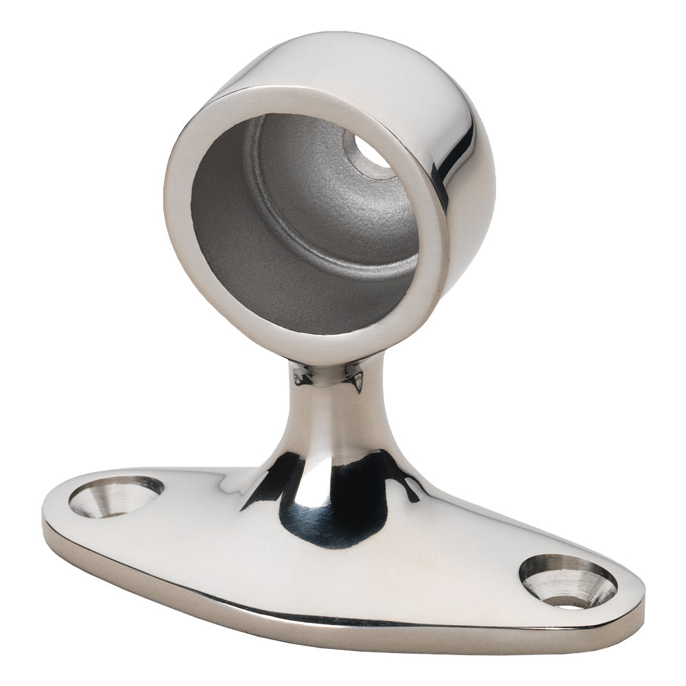 Whitecap 90 Degree Handrail Stanchion End 316 Stainless Steel 78 Tube OD 6280C
