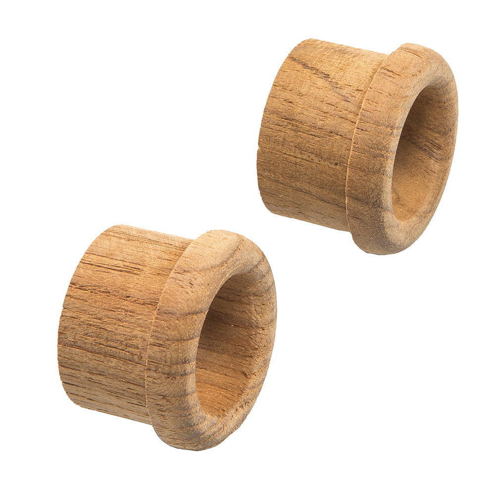 Whitecap Teak Finger Pull 58 Barrel Length 2 Pack 60145A