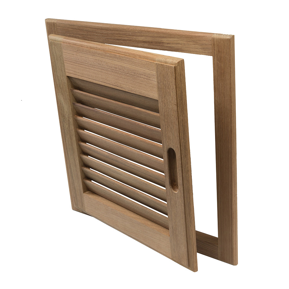 Whitecap Teak Louvered Door Frame Right Hand 15 x 15 60722