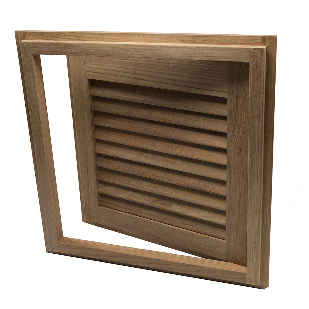 Whitecap Teak Louvered Door Frame Right Hand 15 x 15 60722