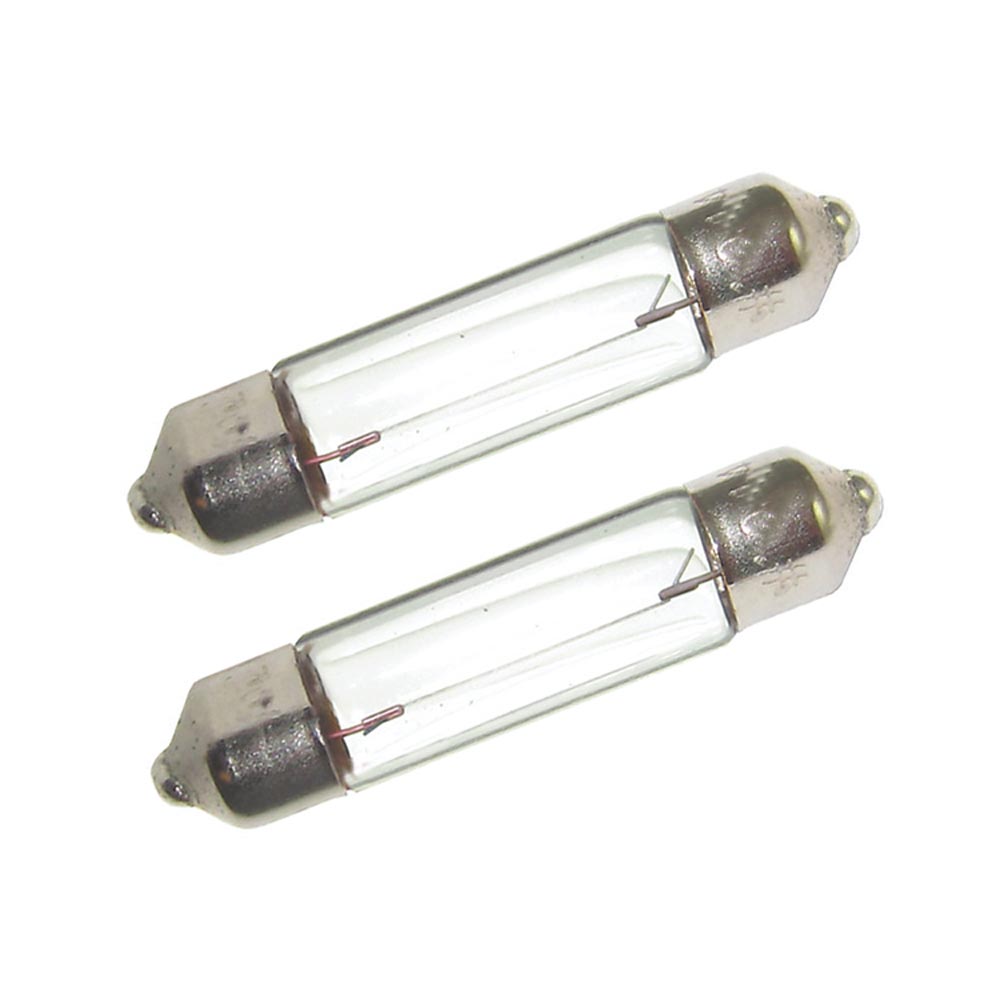 Perko Double Ended Festoon  Bulbs  24V 10W 40A  Pair 0072DP1CLR