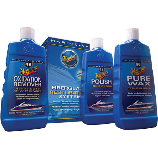 Meguiars MG Fiberglass Oxidation Removal Kit M4965
