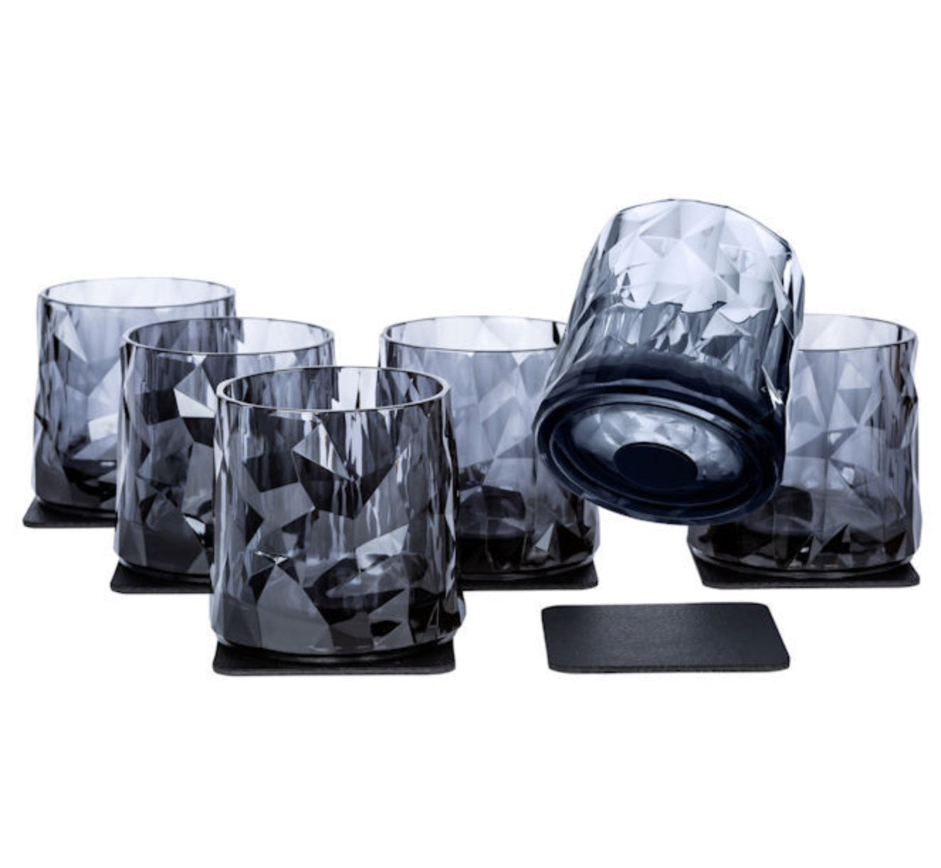 6 Magnetic Plastic Tumbler Glasses image 0