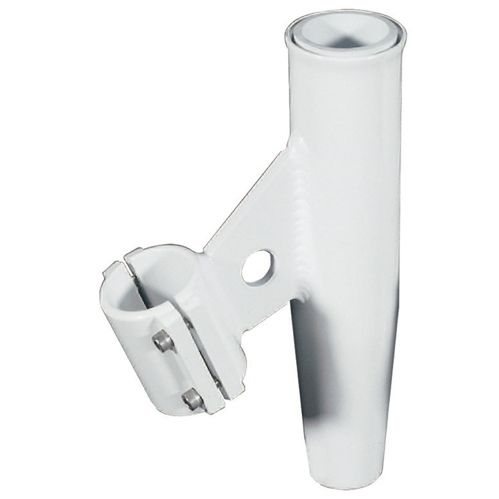 Lees ClampOn Rod Holder White Aluminum Vertical Mount Fits 1900 OD Pipe RA5004WH