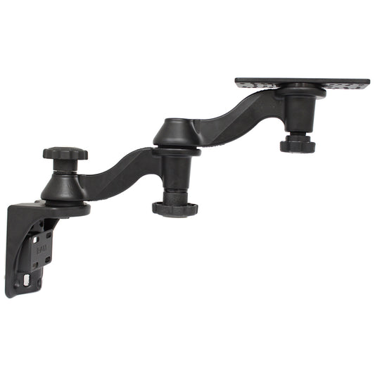 RAM Mount Vertical Double 6 Swing Arms w625 X 2 Rectangle Base  Vertical Mounting Base RAM109V1U
