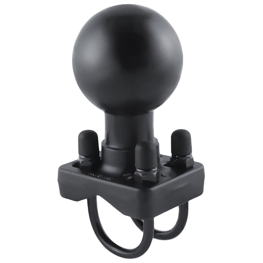 RAM Mount Double UBolt Base wD Size 225 Ball for Rails from 1 to 125 in Diameter RAMD235U