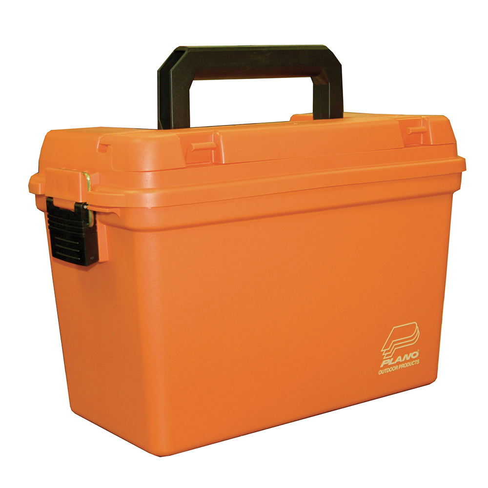 Plano Deep Emergency Dry Storage Supply Box wTray  Orange 161250