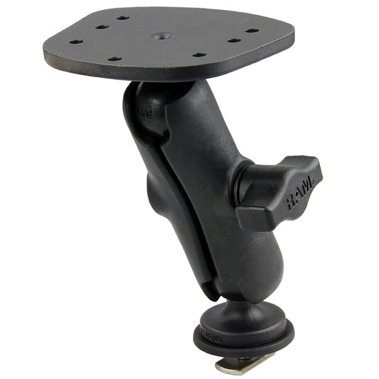 Ram Mount RAM Track Ball Mount with Marine Electronic Plate for the Eagle Cuda FishEasy Humminbird Piranha  Lowrance X4